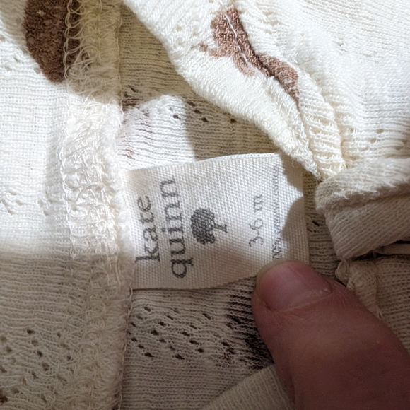 Kate Quinn pointelle zip pjs - Picture 3 of 4